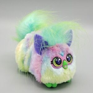 Furby DJ Furblets CAN-DEE-SWIRL Mini Electronic Plush Stretchable Tested